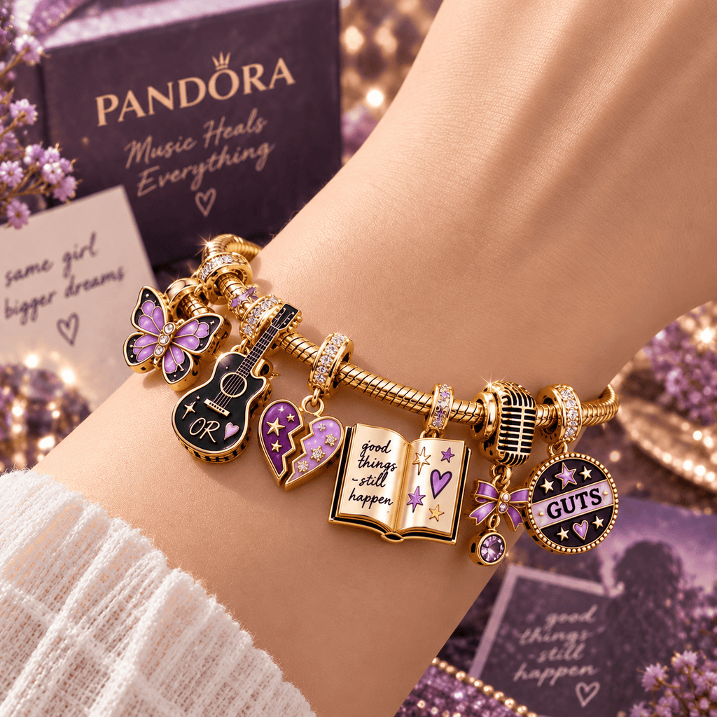 OLR Gold Charm Bracelet Set TTN