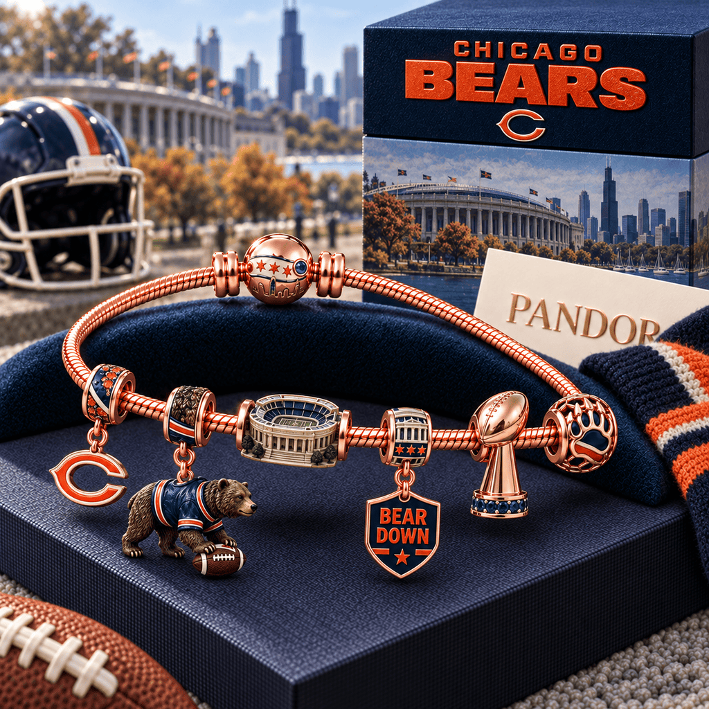 CCB Rose Gold Charm Bracelet Set HQH