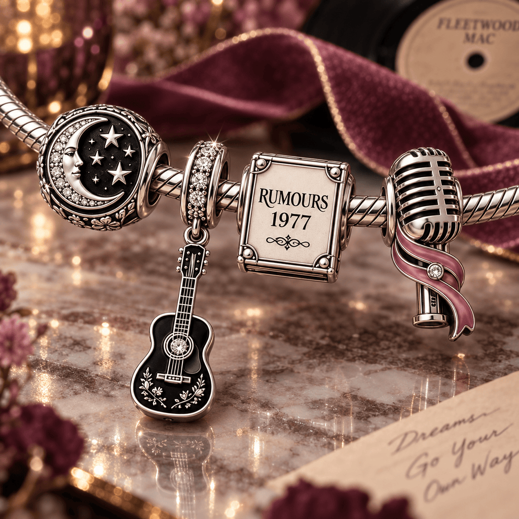 FLM Silver Charm Bracelet Set VTH