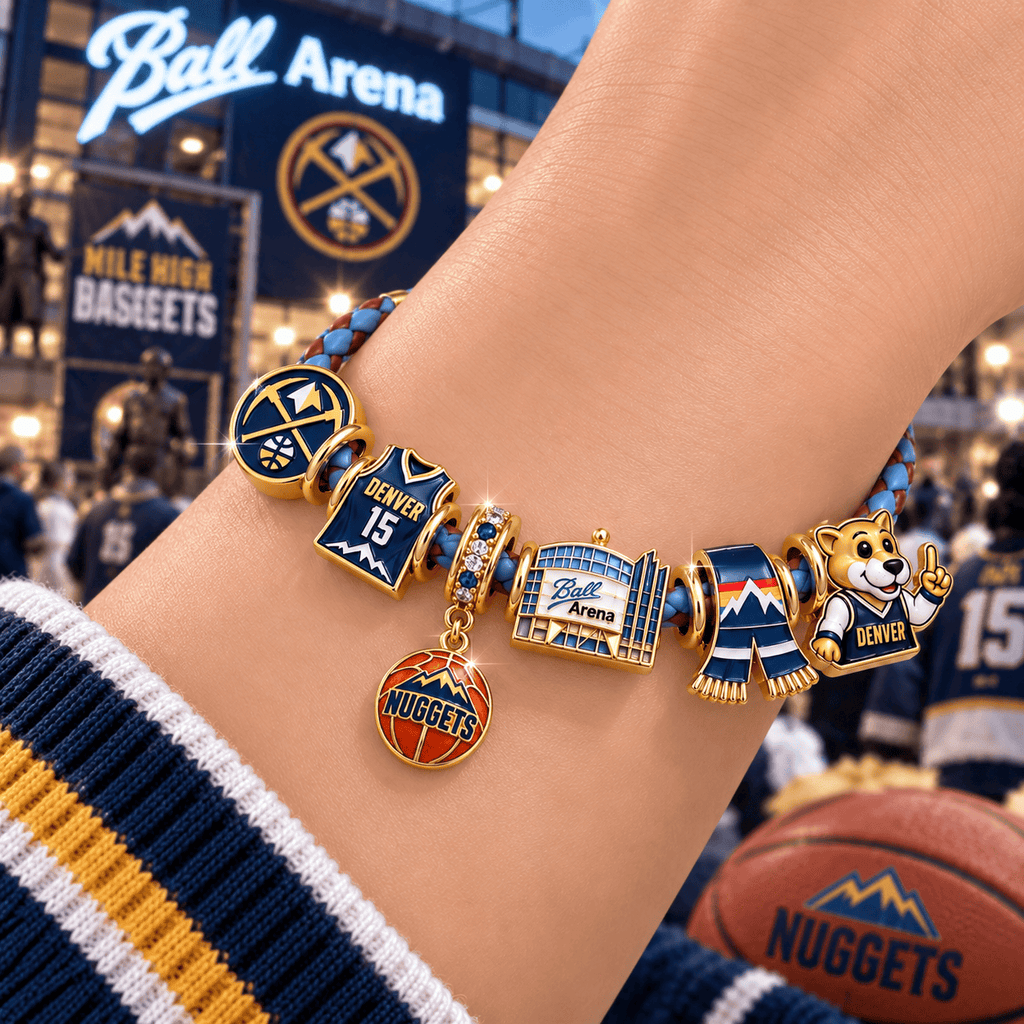 DVNG Braided Leather Charm Bracelet Set VTH