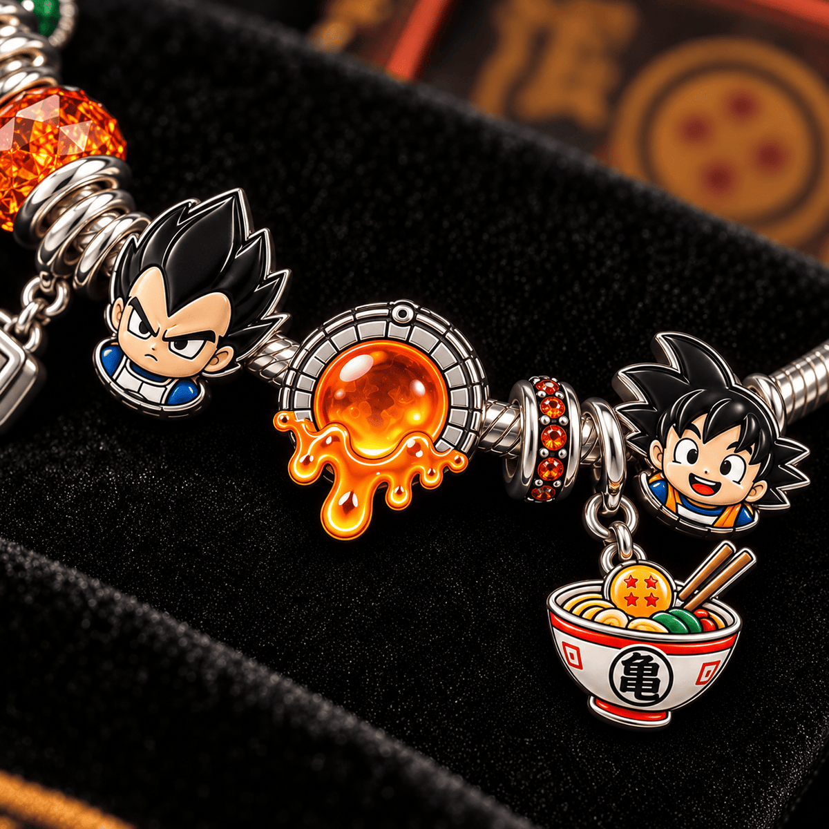 DGBL Silver Charm Bracelet Set TTTT