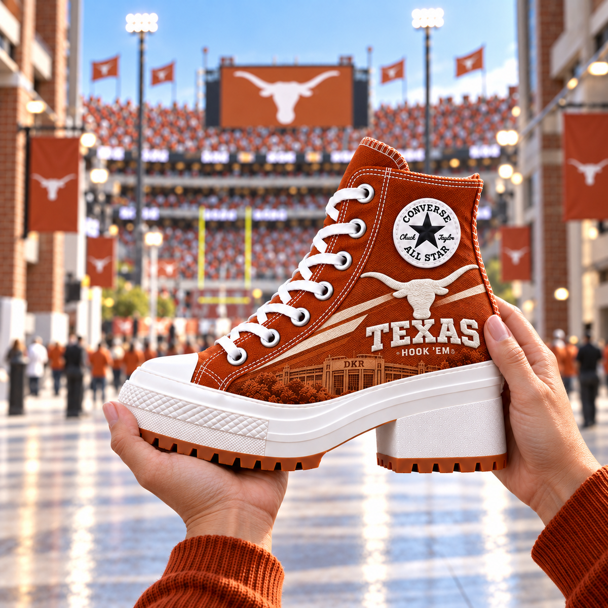 PREMIUM TLS Heeled High-Top Sneakers TMH
